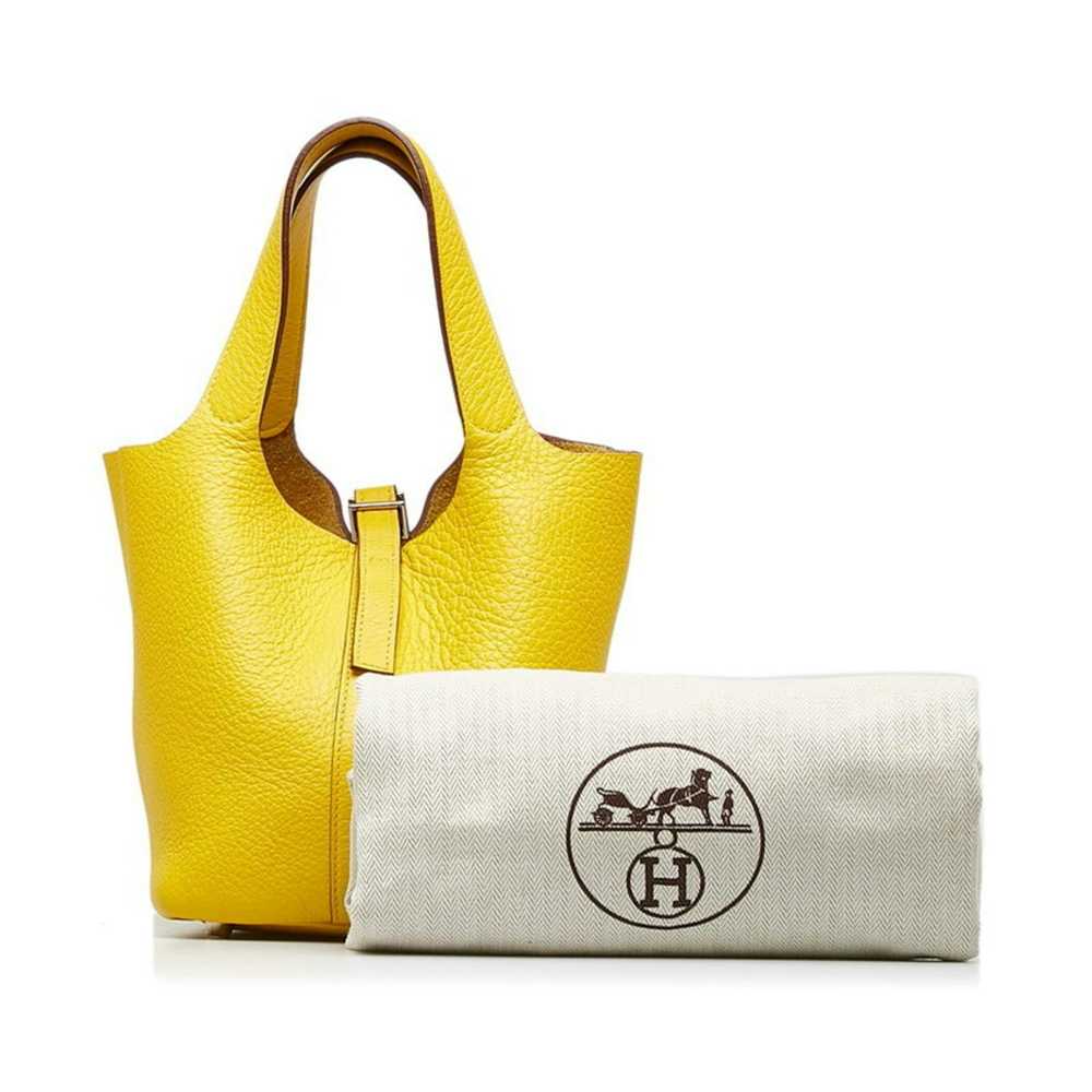 Hermes Hermes Picotin PM Handbag Jaune Ambre Yell… - image 6