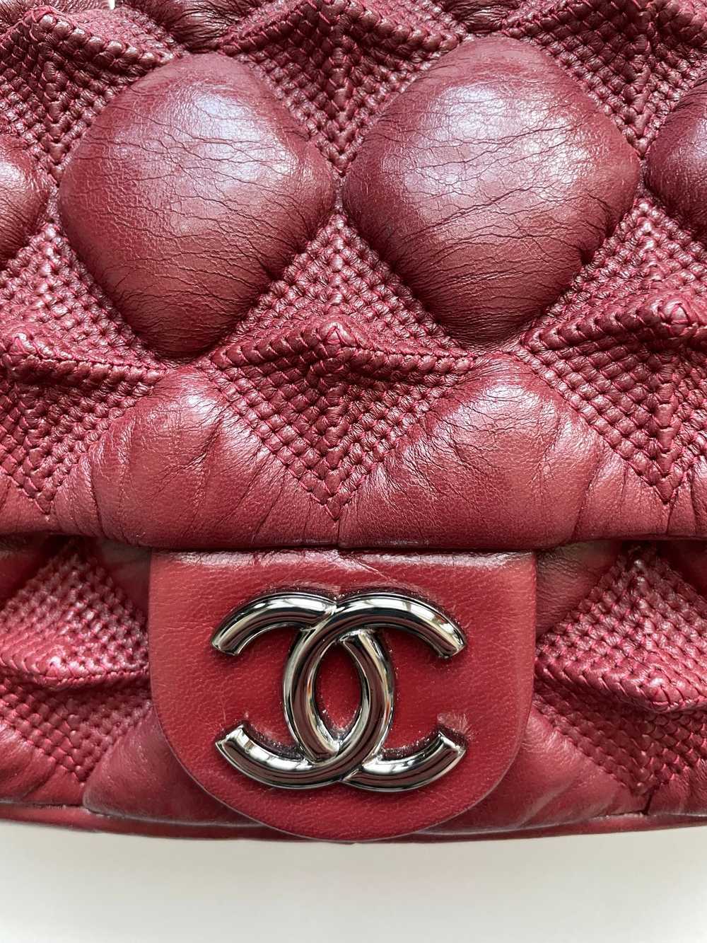 Chanel Vintage 2000s Chanel Clutch Dark Red - Nea… - image 3