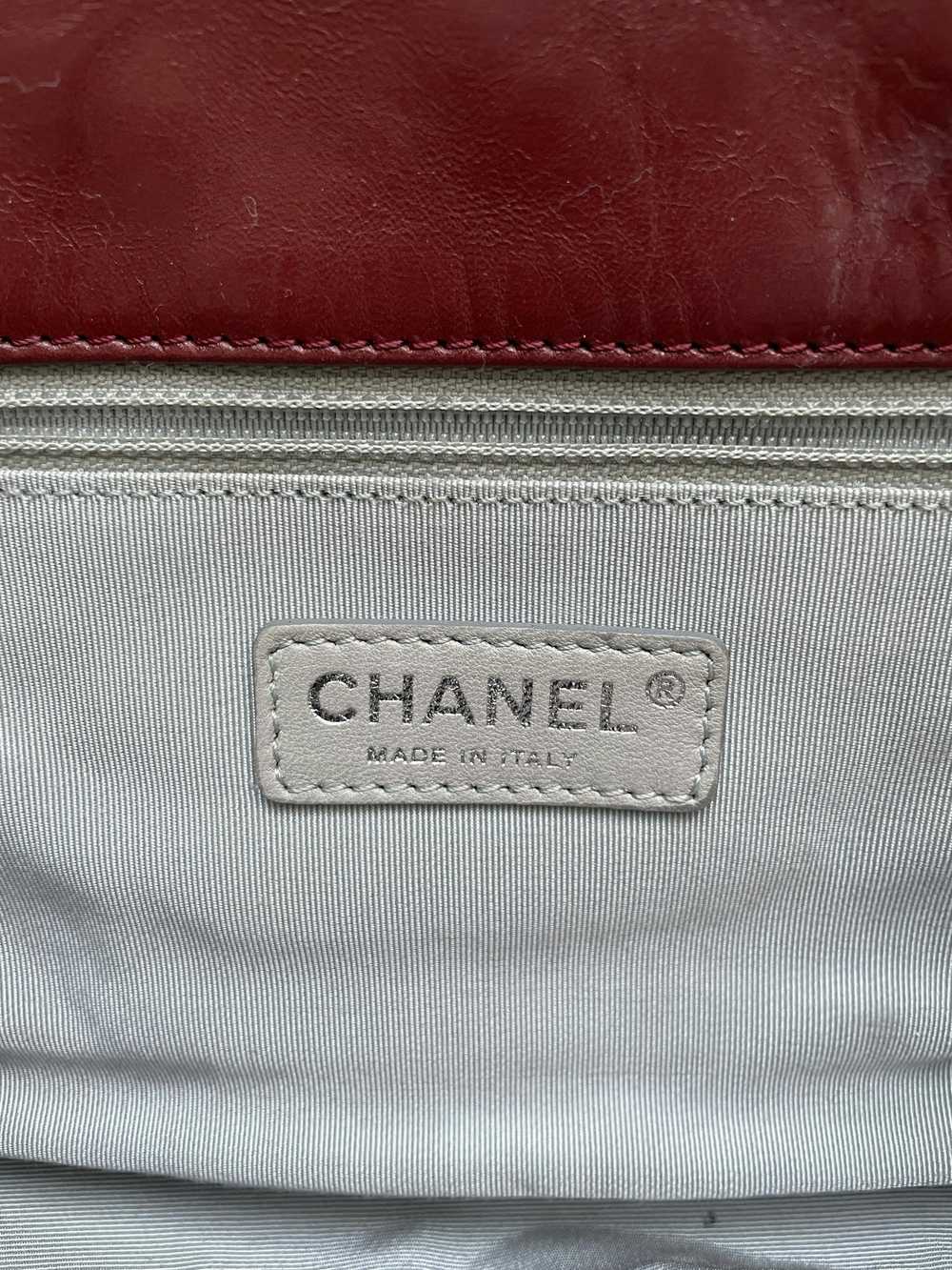 Chanel Vintage 2000s Chanel Clutch Dark Red - Nea… - image 6