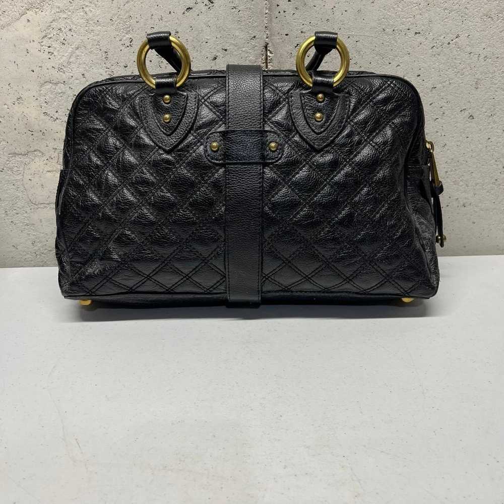 MARC JACOBS VENETIA QUILTED LEATHER SATCHEL - image 3