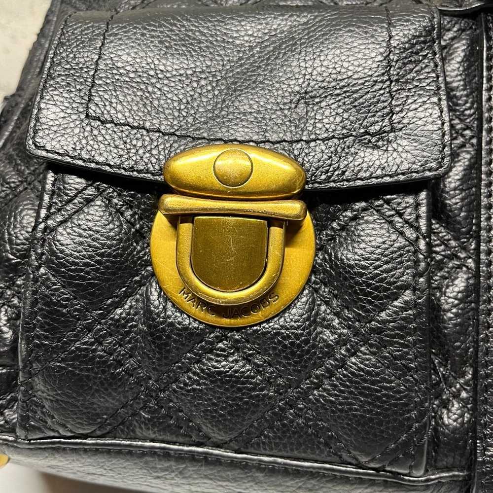 MARC JACOBS VENETIA QUILTED LEATHER SATCHEL - image 6