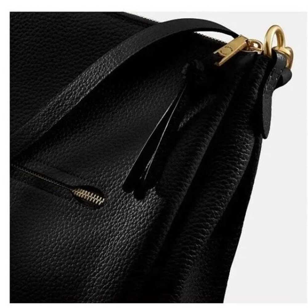 Coach Shay Pebble Black Leather Shoulder Bag NWOT - image 2