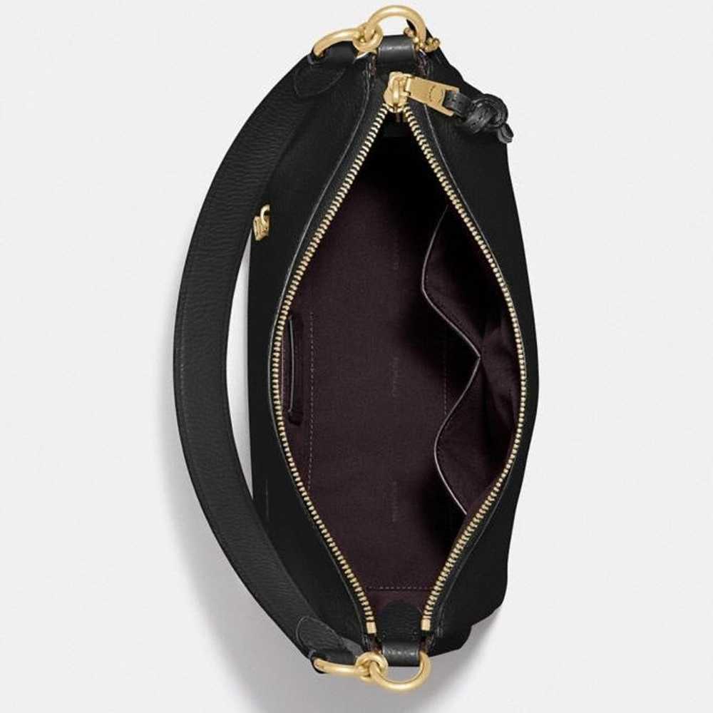 Coach Shay Pebble Black Leather Shoulder Bag NWOT - image 4
