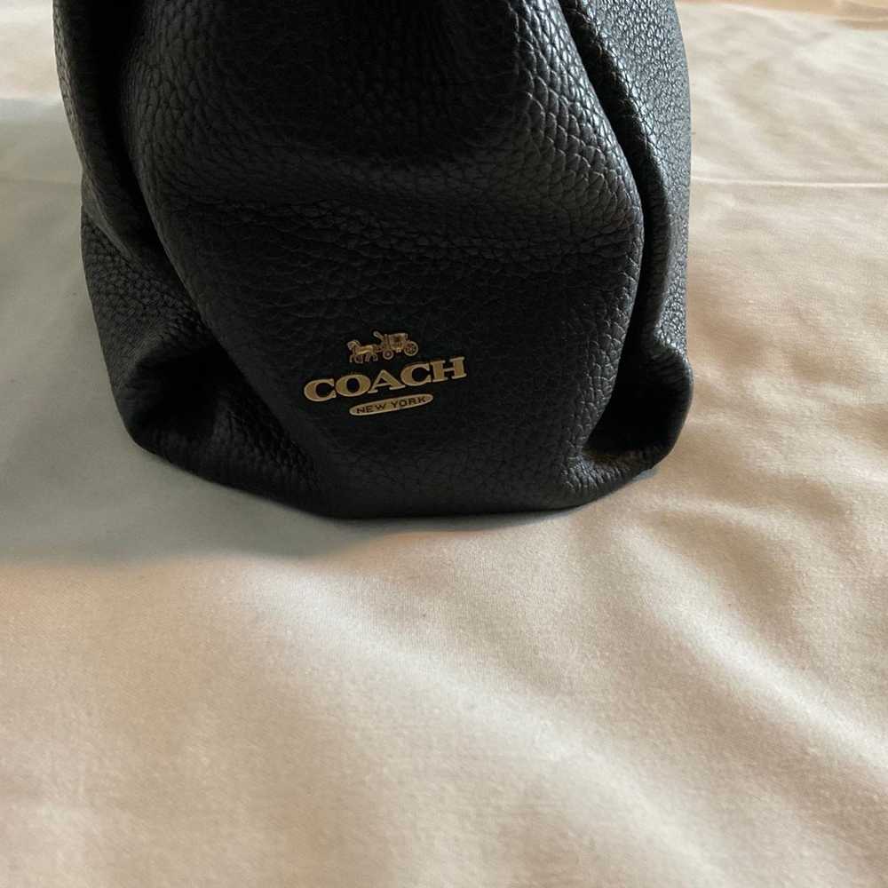 Coach Shay Pebble Black Leather Shoulder Bag NWOT - image 5