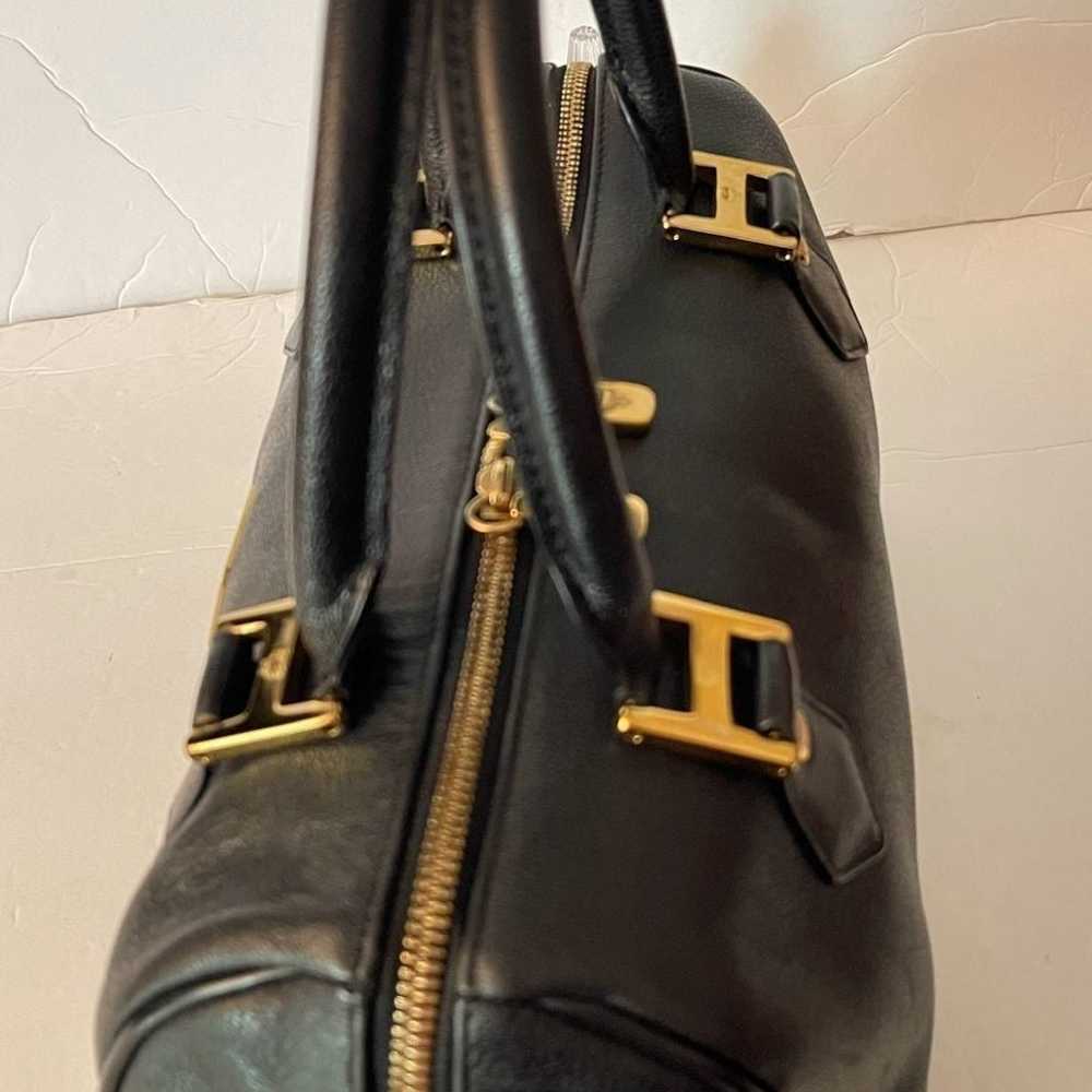 MCM Black Medium Leather Boston Handbag - image 3