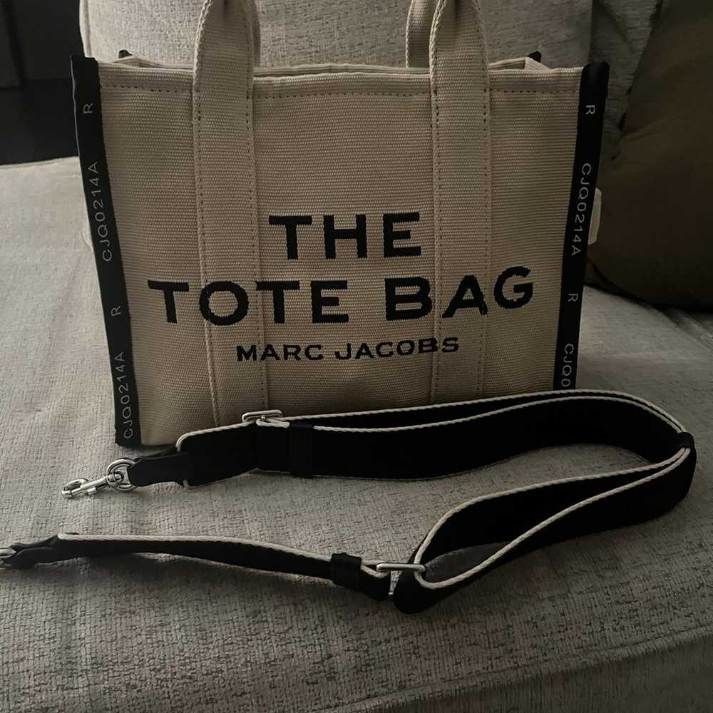 MARC JACOBS jacquard tote bag “Warm Sand” Medium - image 11