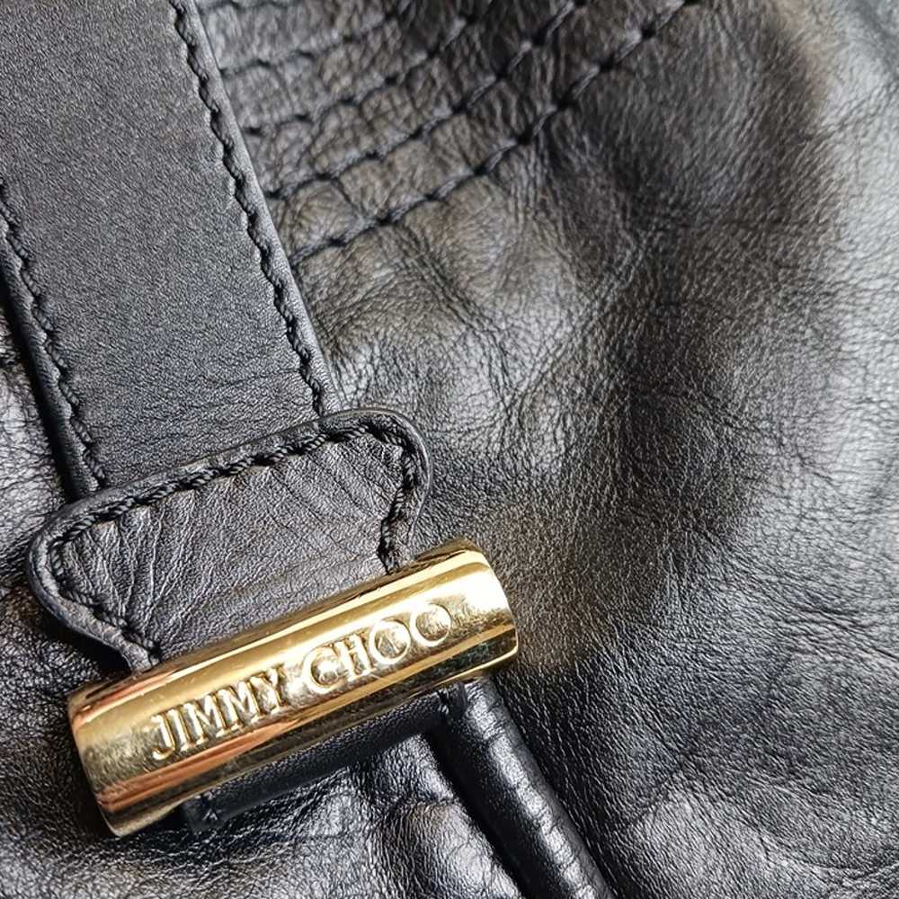 Jimmy Choo Alex Women's Black Leather Shoulder Bag - image 6
