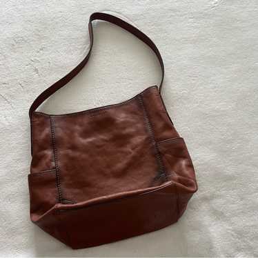 FRYE Leather Side Pocket Boho Purse