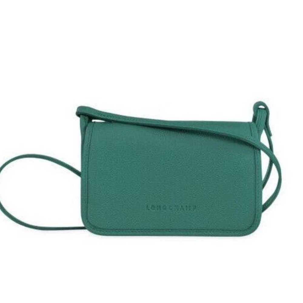 Longchamp Le Foulonne Leather Wallet-On-Strap Cro… - image 1