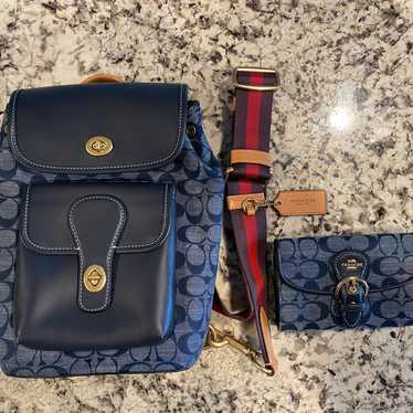 Coach Heritage Pack AND Kleo Wallet Chambray