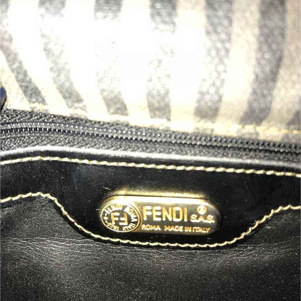 FENDI Canvas Shoulder Bag - image 9