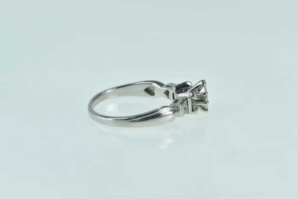Platinum 0.50 Ctw Marquise Diamond Engagement Rin… - image 2