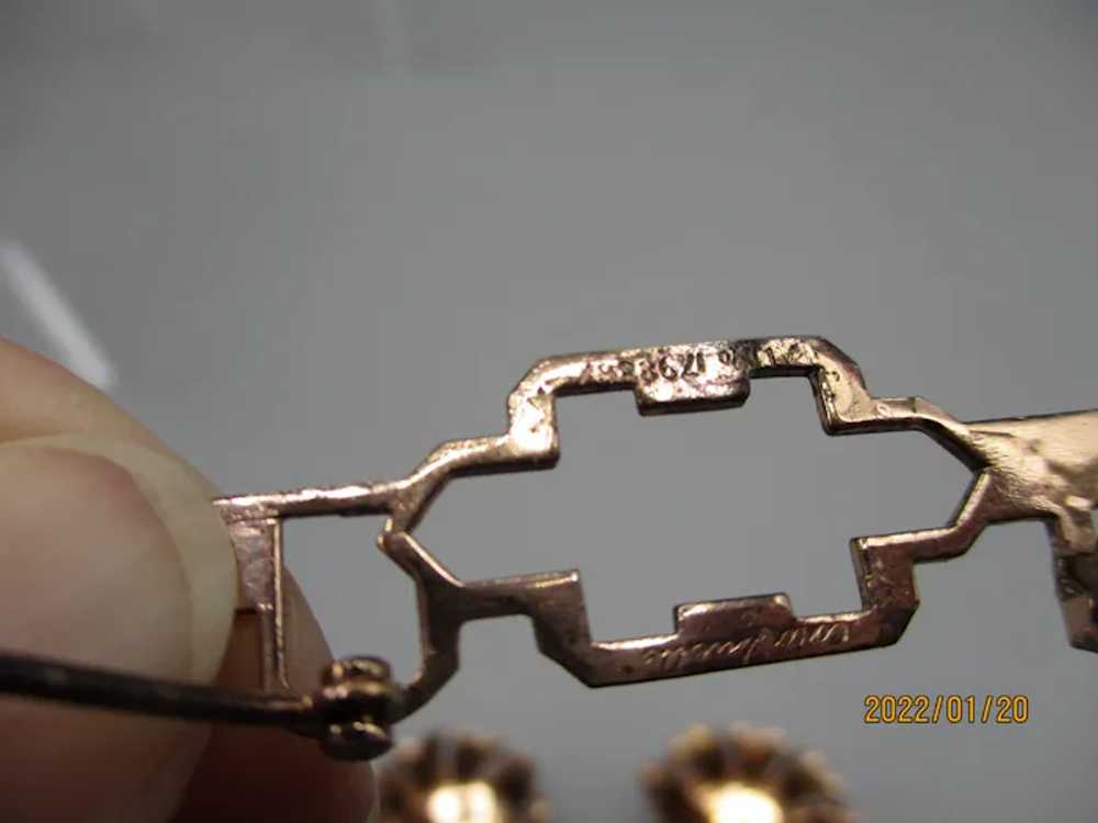 Vintage Coro Signed Duette Pin, Clips - image 6