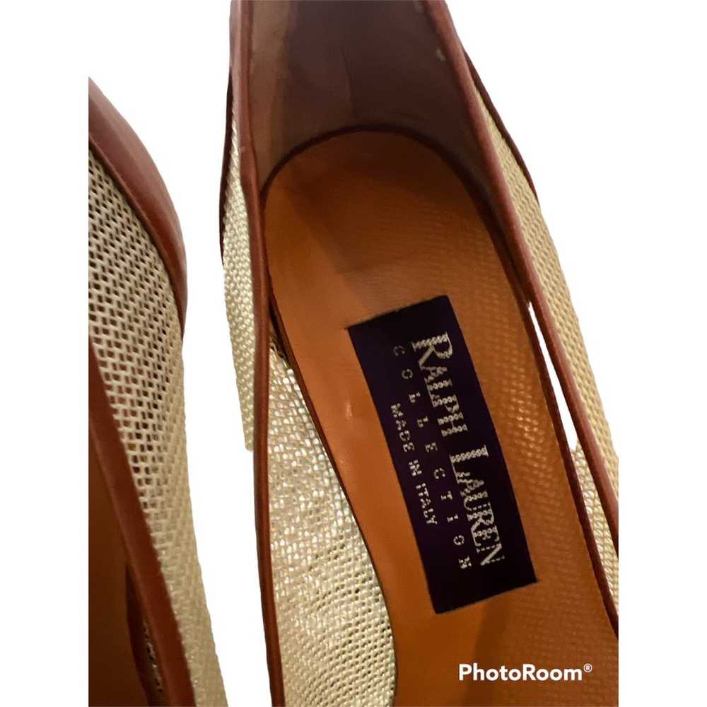 Vintage tan Ralph Lauren pumps - image 3