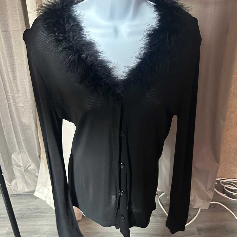 Western connection fur/feather tops - image 2