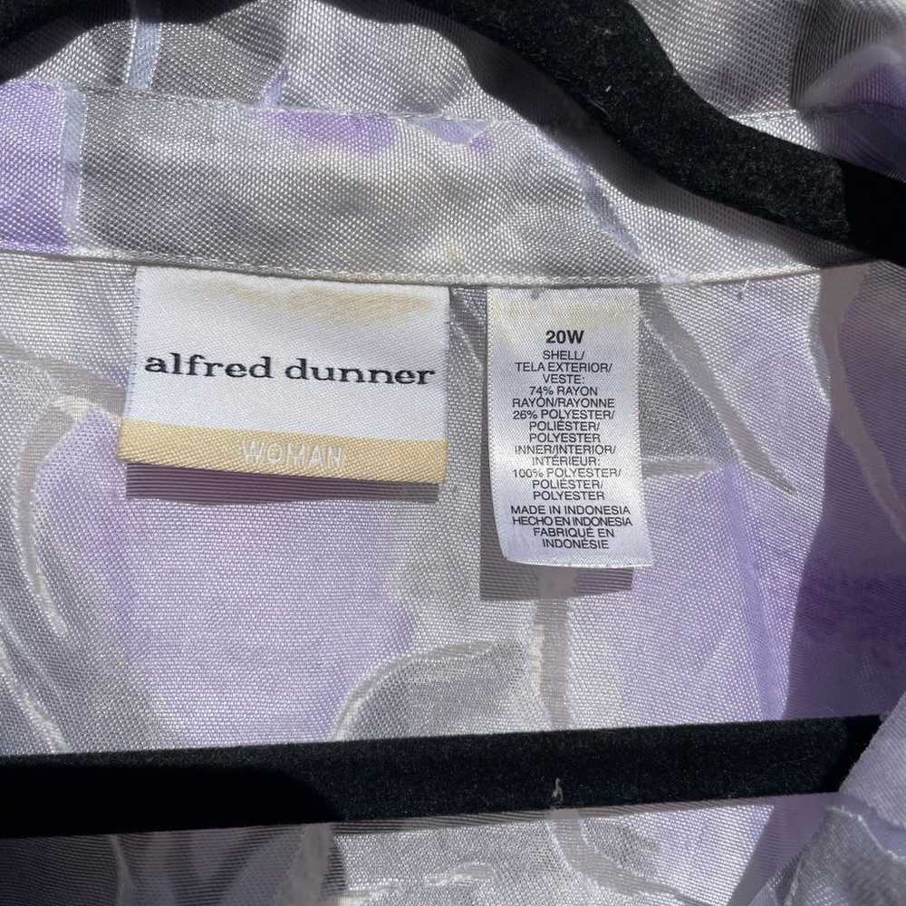 Vintage Alfred Dunner Sheer Top - image 5