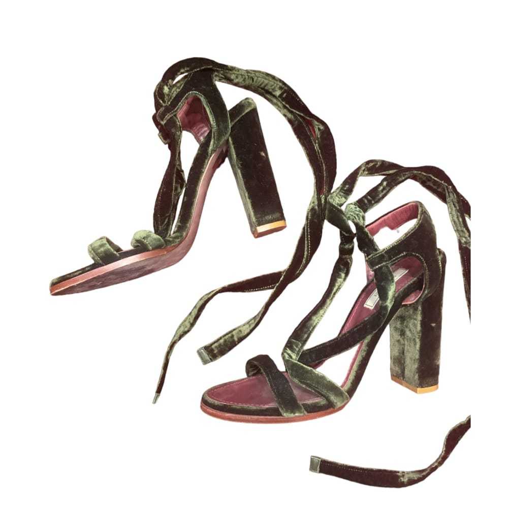 Nina Ricci Velvet sandals - image 3