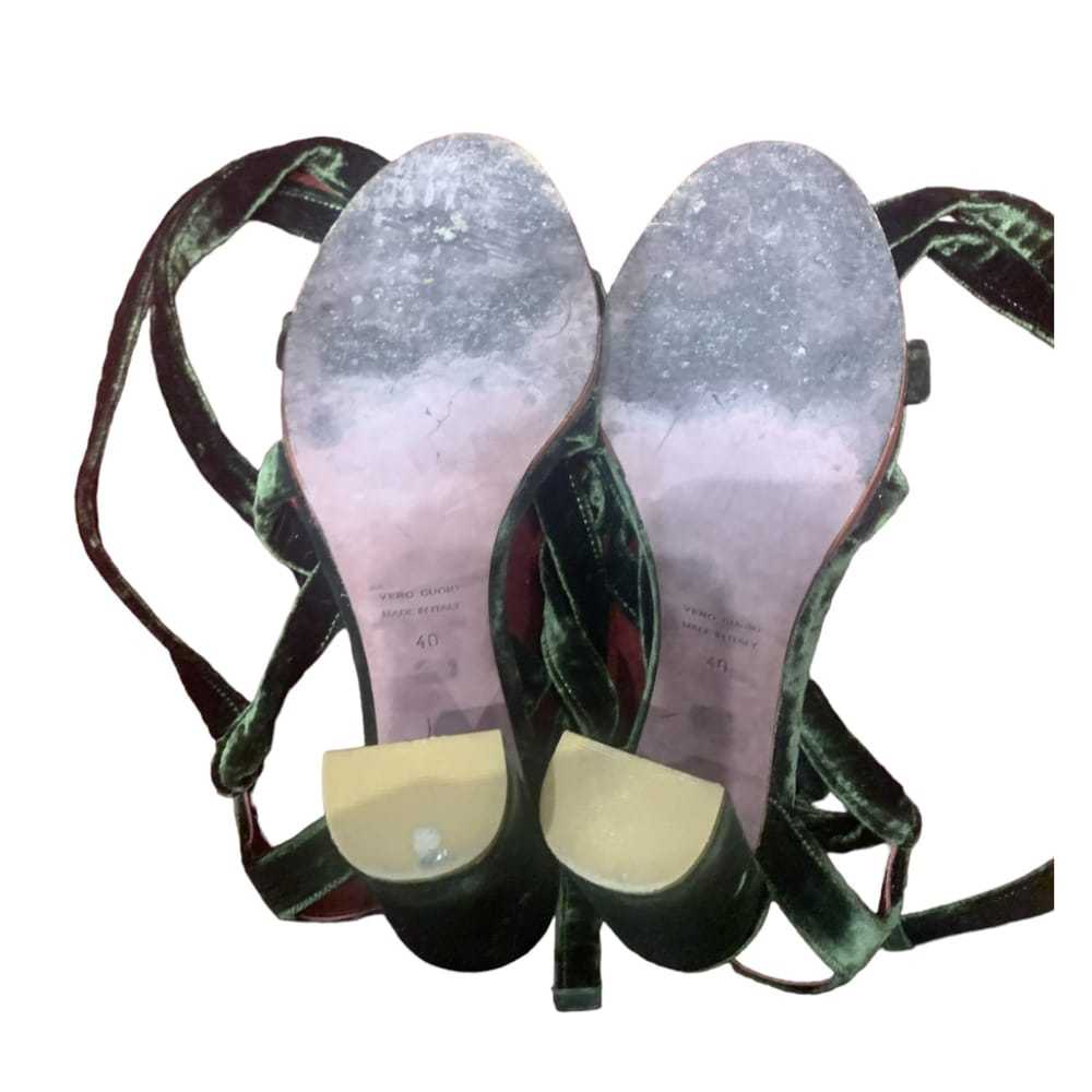 Nina Ricci Velvet sandals - image 4