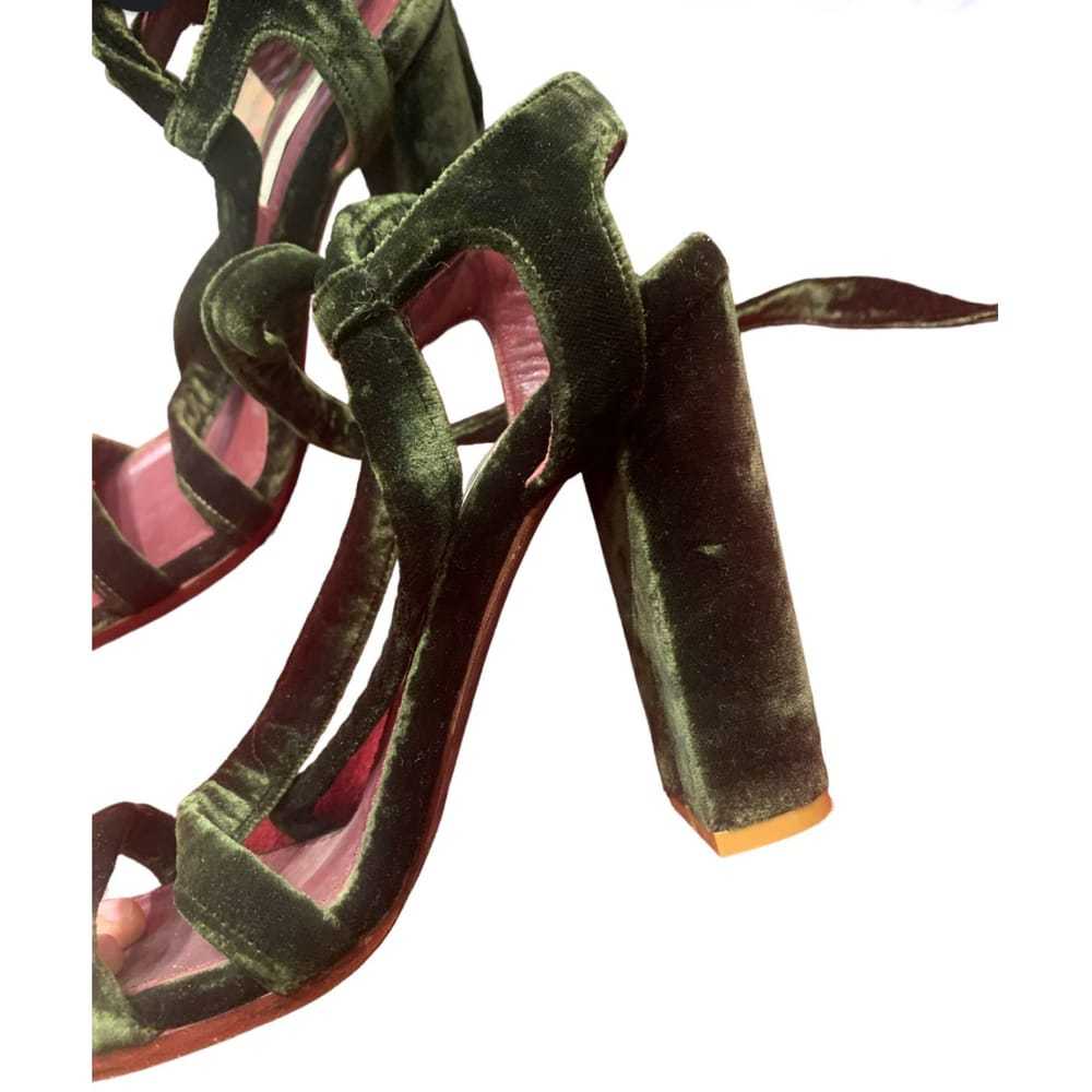 Nina Ricci Velvet sandals - image 6