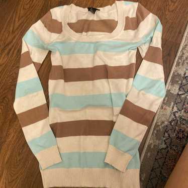 Vintage rue21 fitted cream sweater - image 1