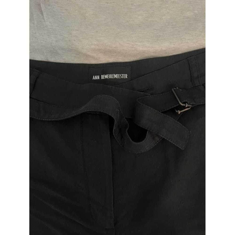 Ann Demeulemeester Linen straight pants - image 2