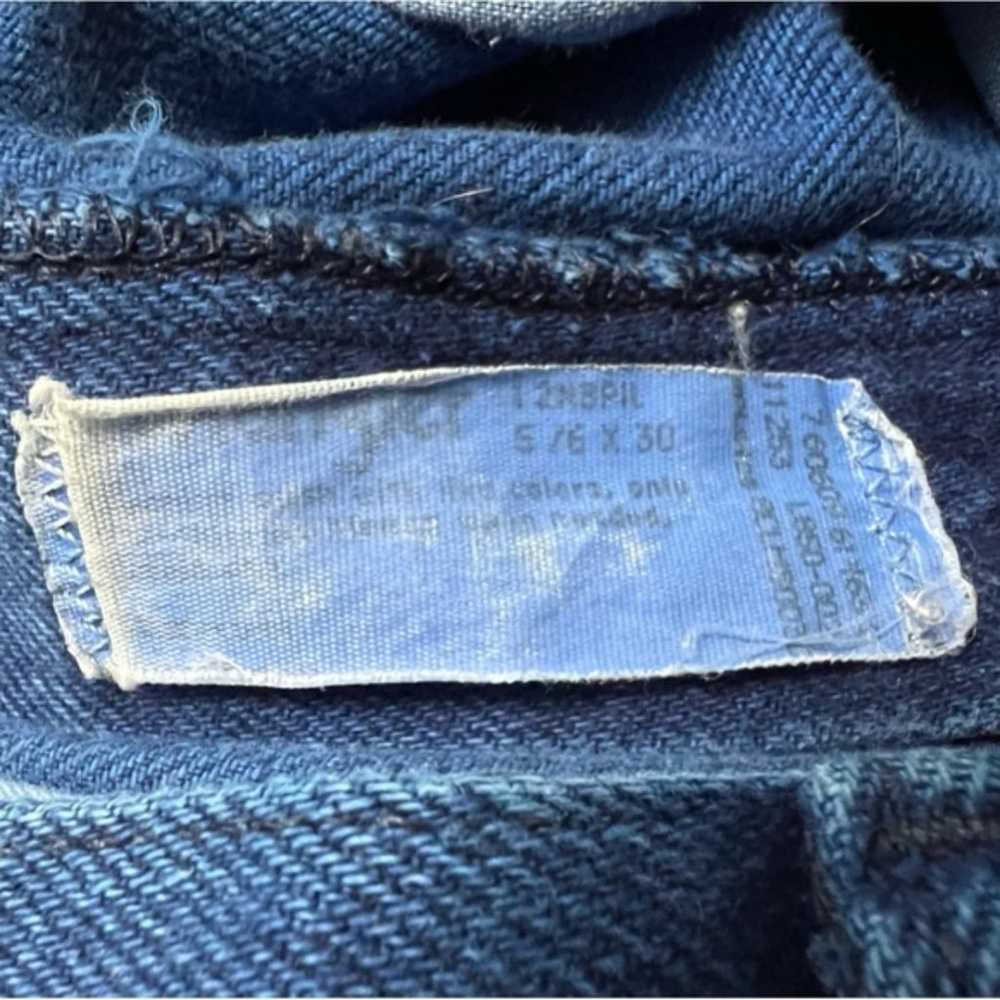 Vintage High Waist Wrangler Western Jeans Blue Ri… - image 11