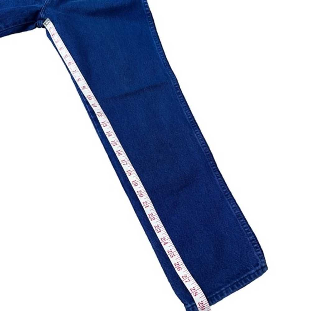 Vintage High Waist Wrangler Western Jeans Blue Ri… - image 8