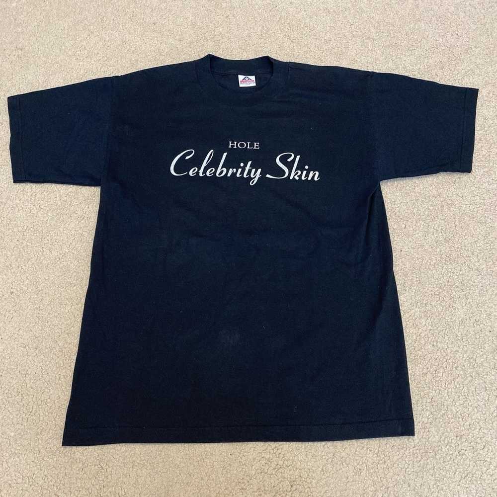 Vintage Hole Celebrity Skin Shirt Grunge 90’s - image 1