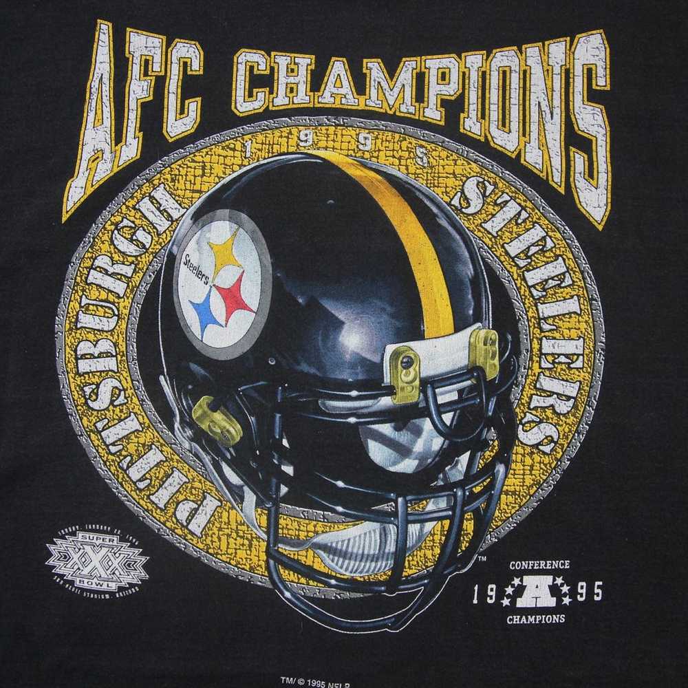 Vintage Salem Sportswear  Pittsburgh Steelers Cha… - image 5