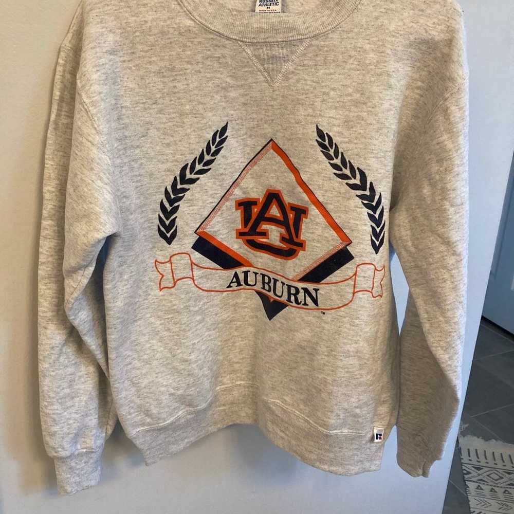 Vintage Auburn Universiy Crewneck Sweatshirt Size… - image 1