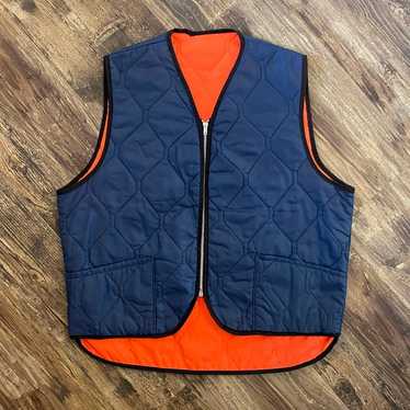Vintage 1990s Colorful Lightweight Quilted Vest