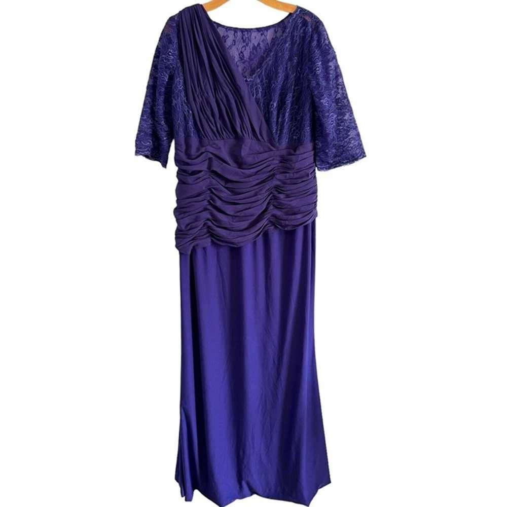 Izi Dress Size 18 Purple Long Lace Women Evening … - image 1