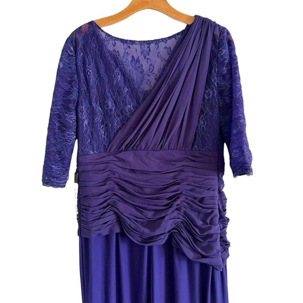 Izi Dress Size 18 Purple Long Lace Women Evening … - image 7