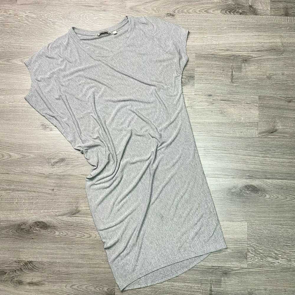 ATHLETA | sz XS Women's Gray Short Sleeve Knee Le… - image 3