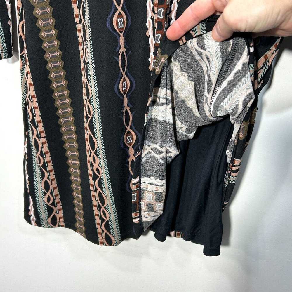 Free People Mini Dress Stella Print Patterned Lon… - image 6