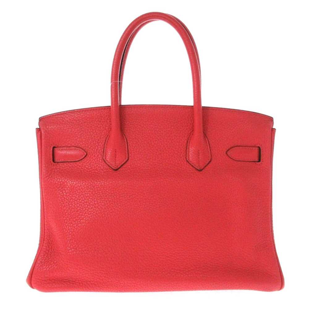 Hermès Birkin Bag 30 Leather in Red - image 2