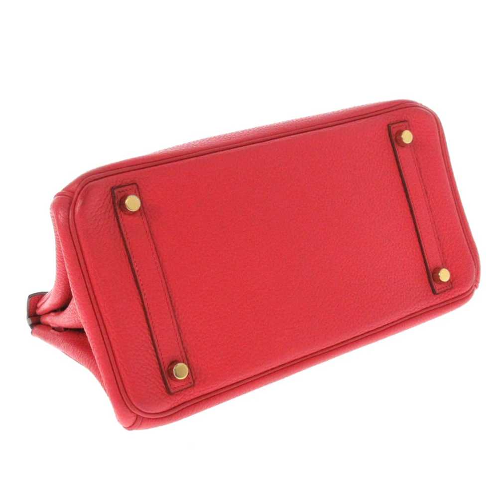 Hermès Birkin Bag 30 Leather in Red - image 3