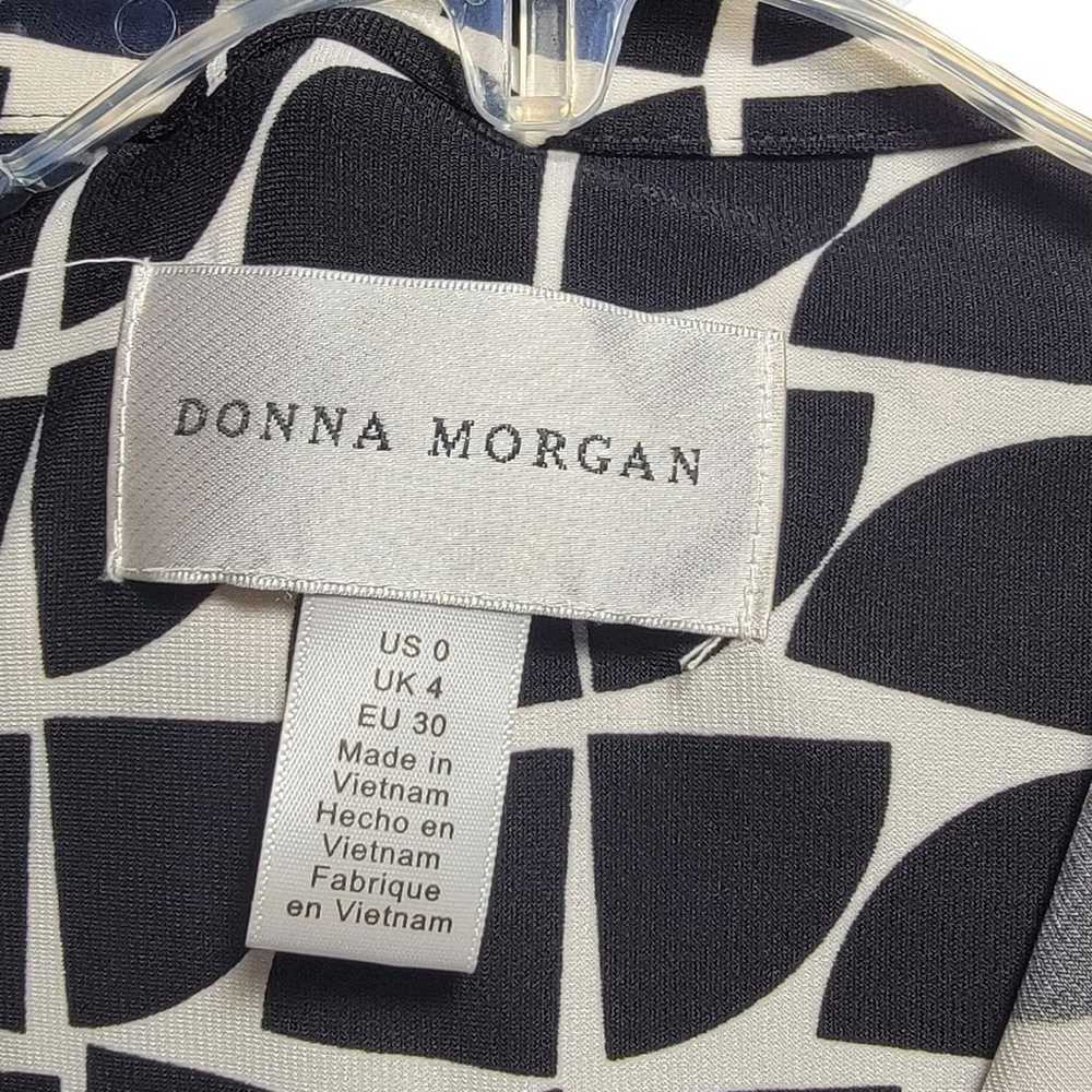Donna Morgan 3/4 Sleeve Geometric Print Women's S… - image 3