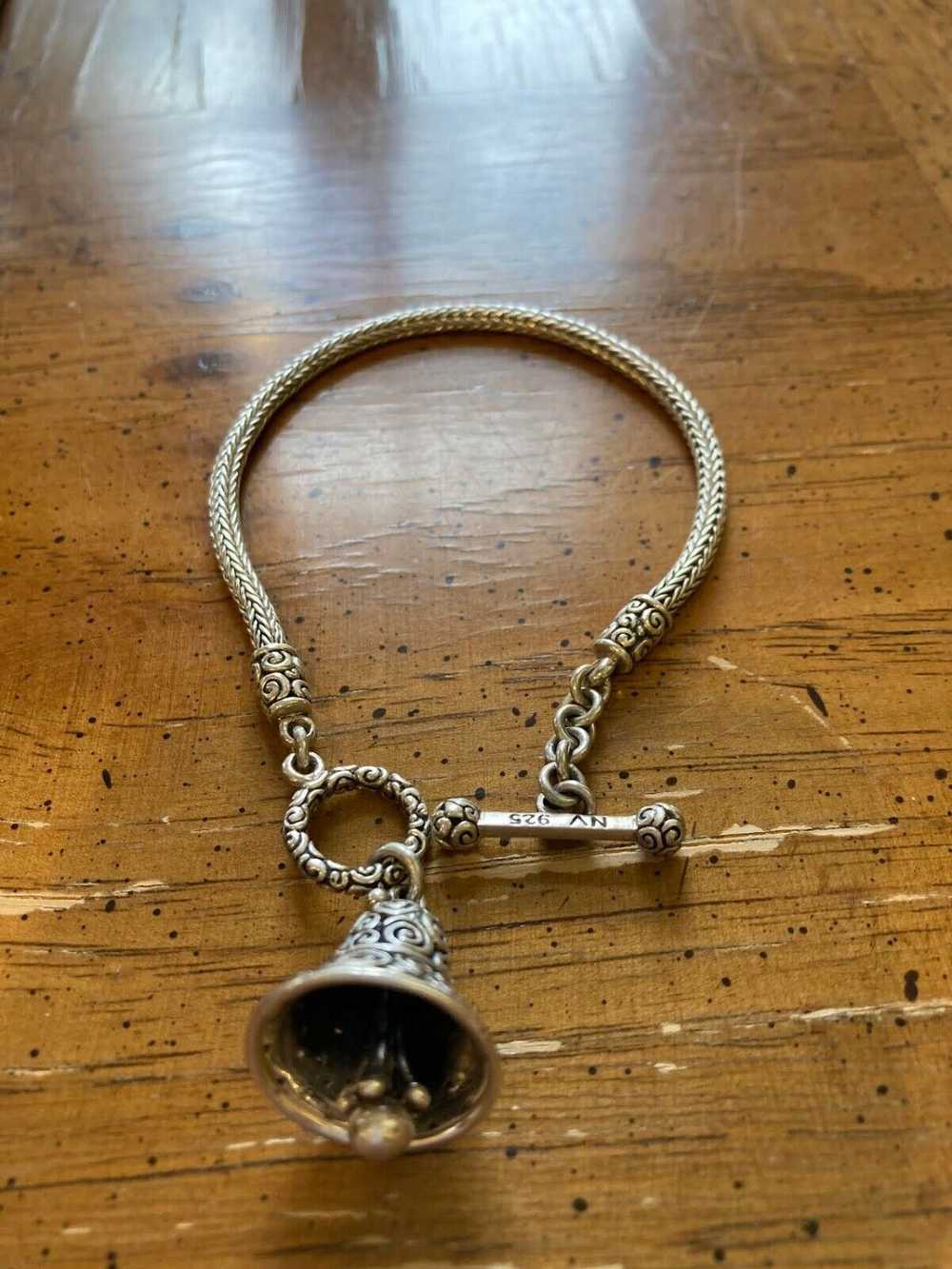 Sterling Silver Charm Bracelet "Sound of a Bell" - image 2