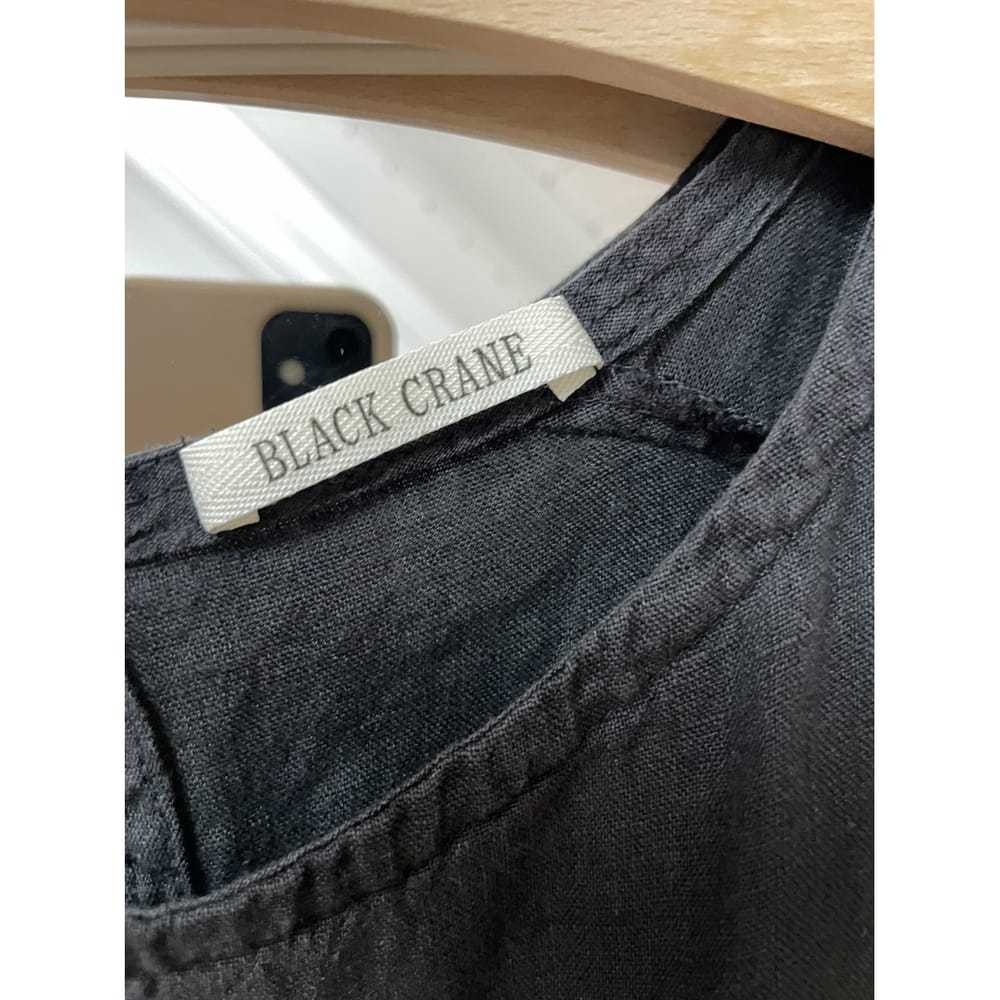 Black Crane Linen jumpsuit - image 3