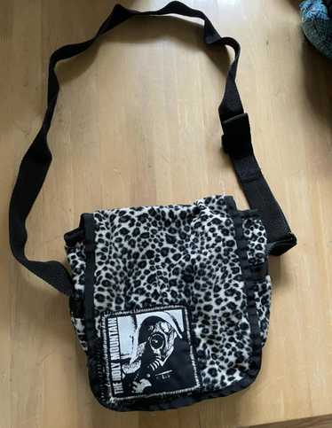 Vintage Leopard print messenger