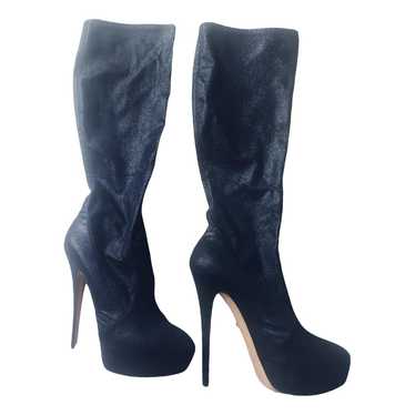 Casadei satin boots - Gem Casadei satin boots - Gem