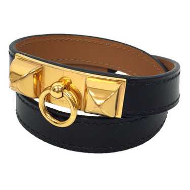 Hermes HERMES Leather Bracelet COLLIER DE CHIEN C… - image 1