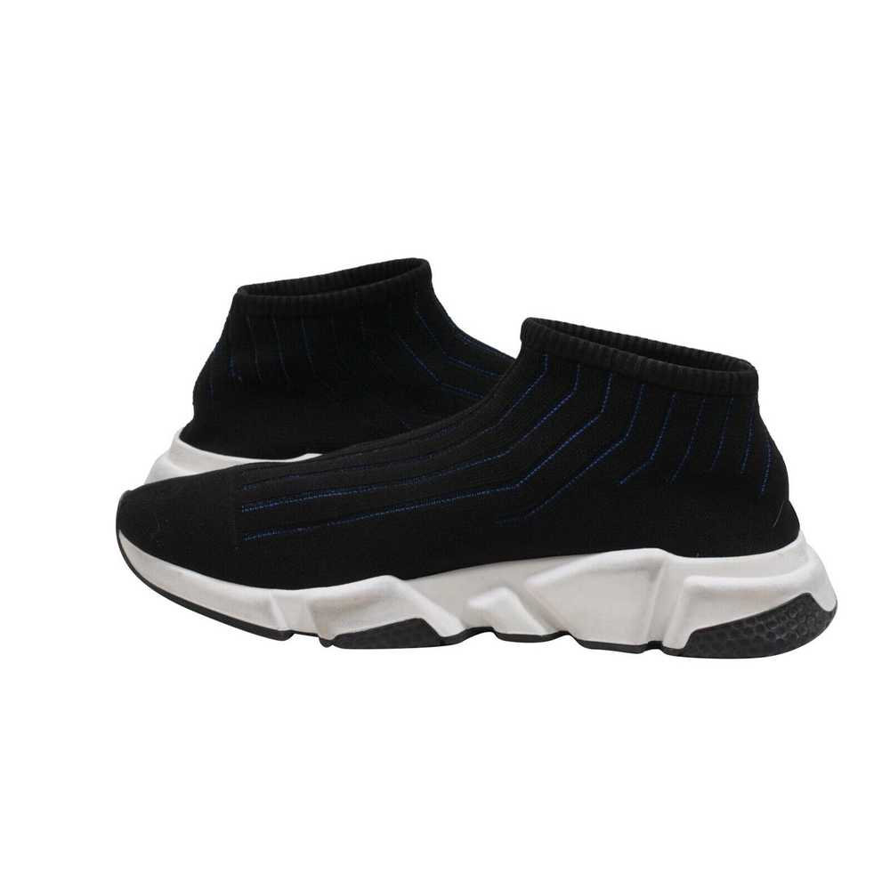 Balenciaga Speed Sock Trainers Black White Blue S… - image 5
