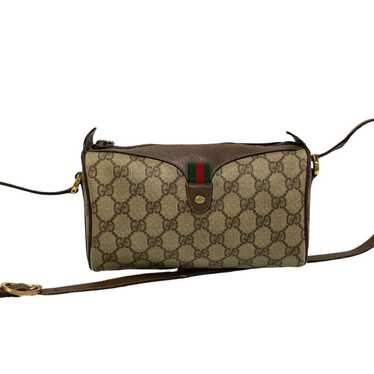 Gucci GUCCI Old Gucci Sherry Line GG Leather Shou… - image 1