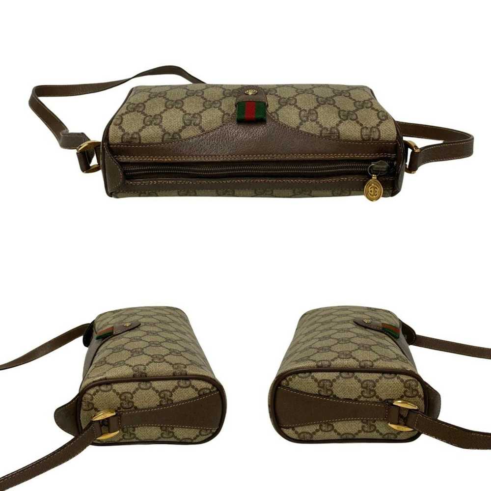 Gucci GUCCI Old Gucci Sherry Line GG Leather Shou… - image 4