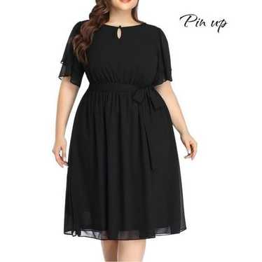 Pin up brand sweet black cocktail dress! New! - image 1