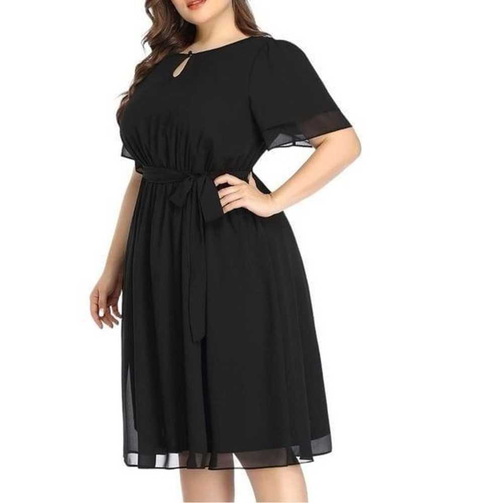 Pin up brand sweet black cocktail dress! New! - image 2