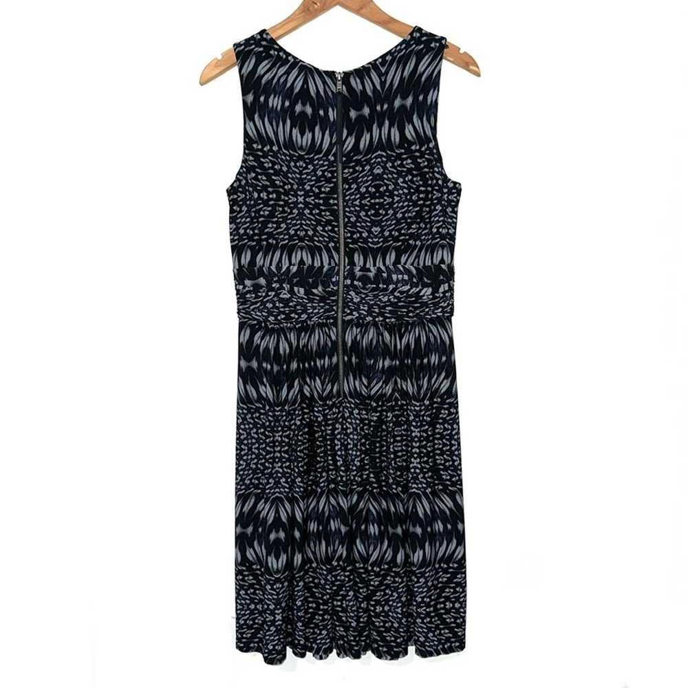 Taylor Abstract Ikat Fit & Flare Dress - image 2