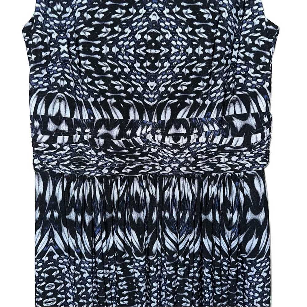 Taylor Abstract Ikat Fit & Flare Dress - image 5